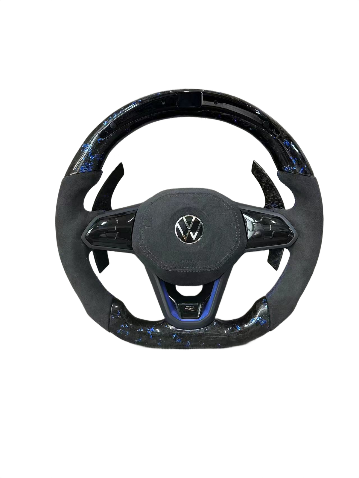 Blue Forged Carbon | LED RPM Display