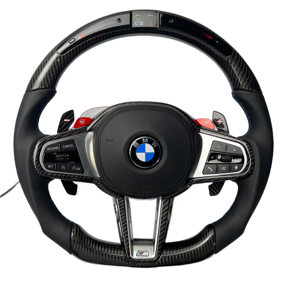Carbon Fibre | LED RPM Display | Leather