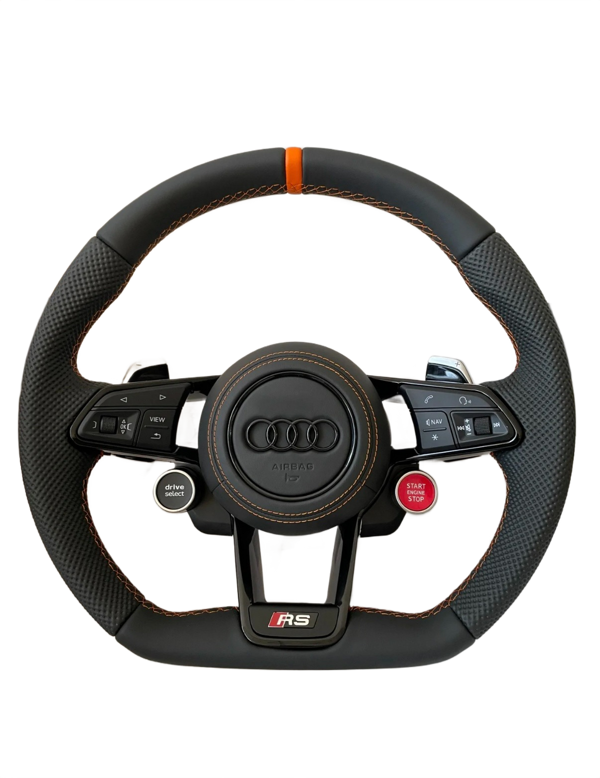 Orange Accents | Full Leather