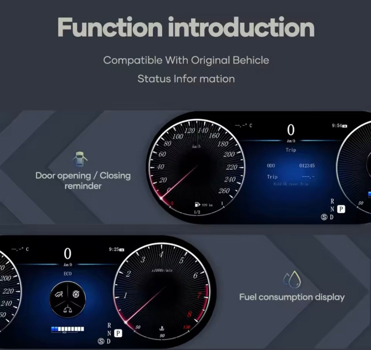 Digital Cockpit Upgrade Mercedes C W205 GLC X205 (2015-2018)