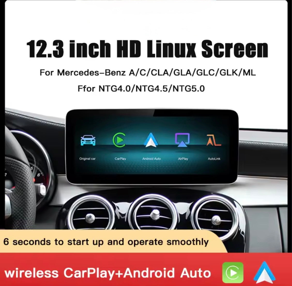 12.3” Mercedes Infotainment System