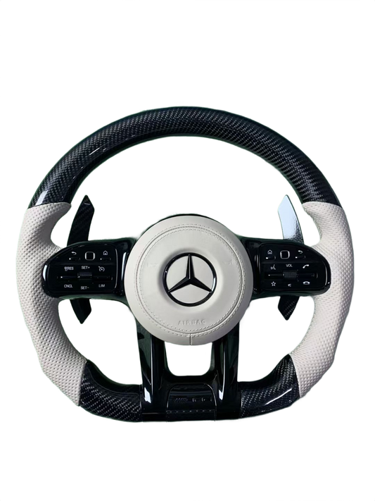 White Accents | Carbon Fibre | Perforated Leather