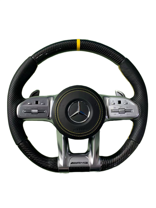 Yellow Accents | Carbon Fibre