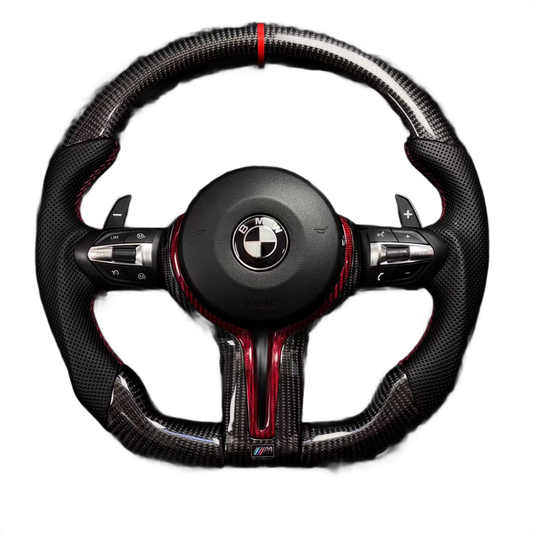 Red Accents | Full Carbon Fibre | Perforated Leather
