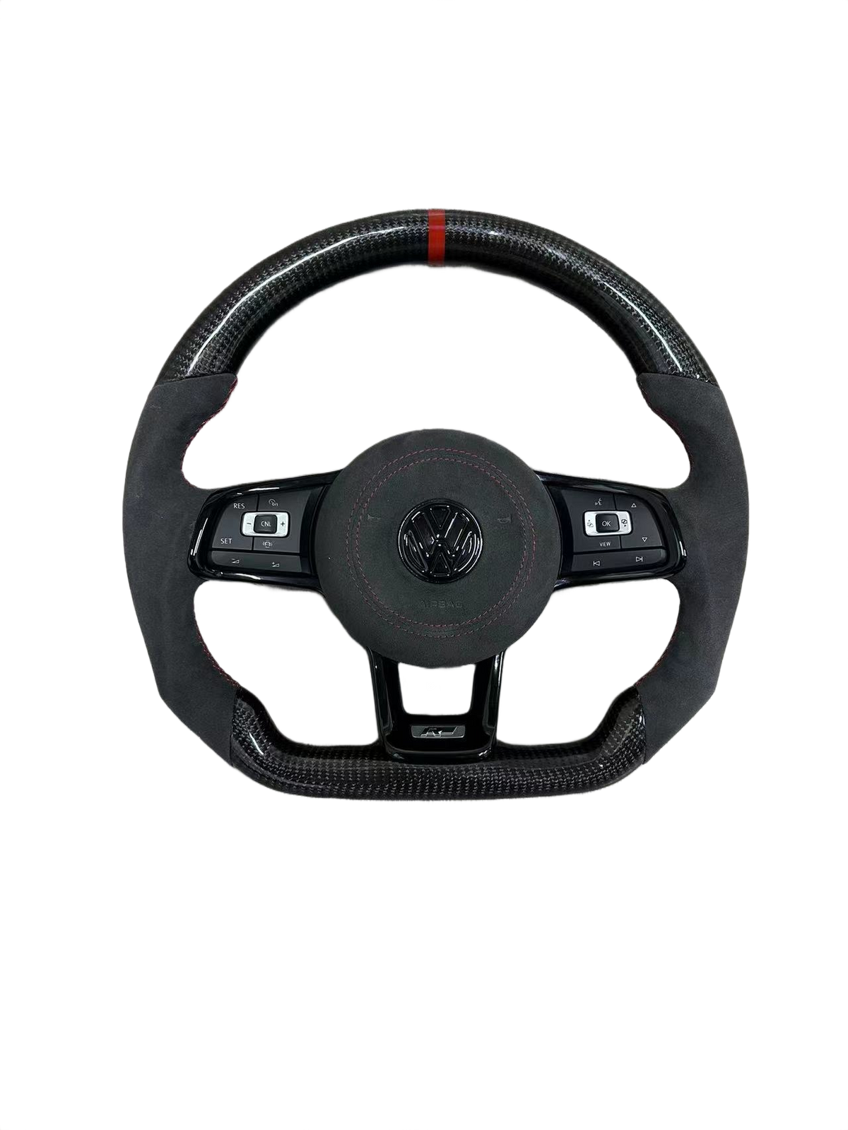 Red Accents | Carbon Fibre