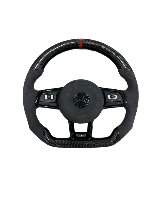Red Accents | Carbon Fibre