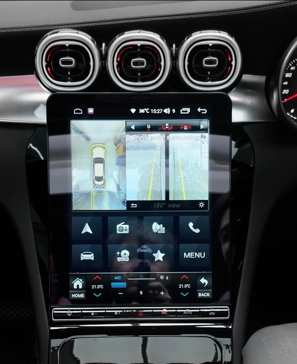C/GLC 2014-2019 W206 Style QLED Display