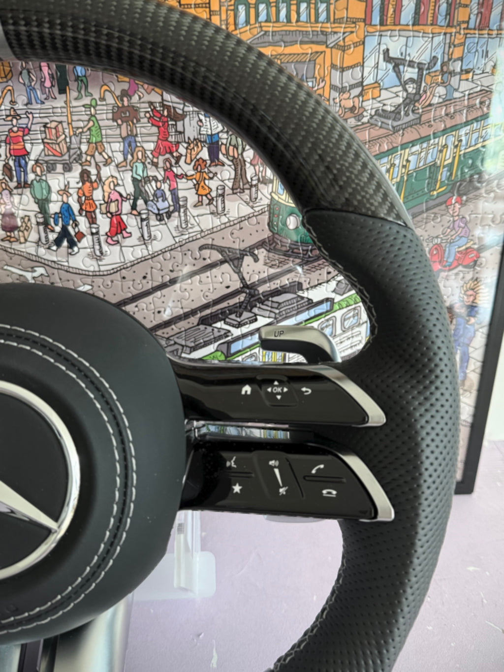 Mercedes Carbon Fibre Dragonfly Steering Wheel