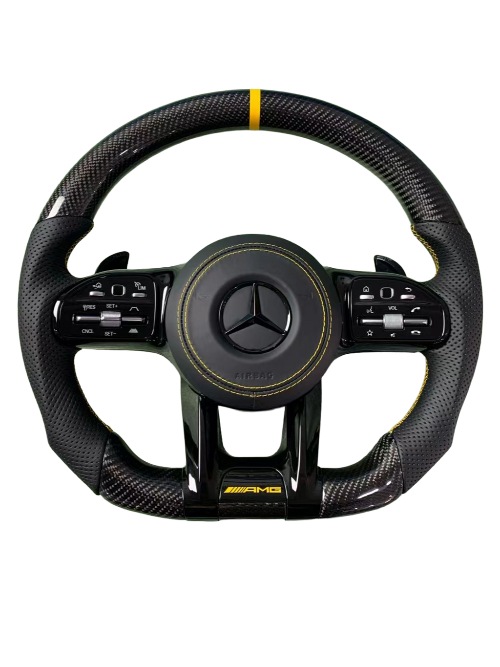 Mercedes AMG Carbon Fibre Steering Wheel