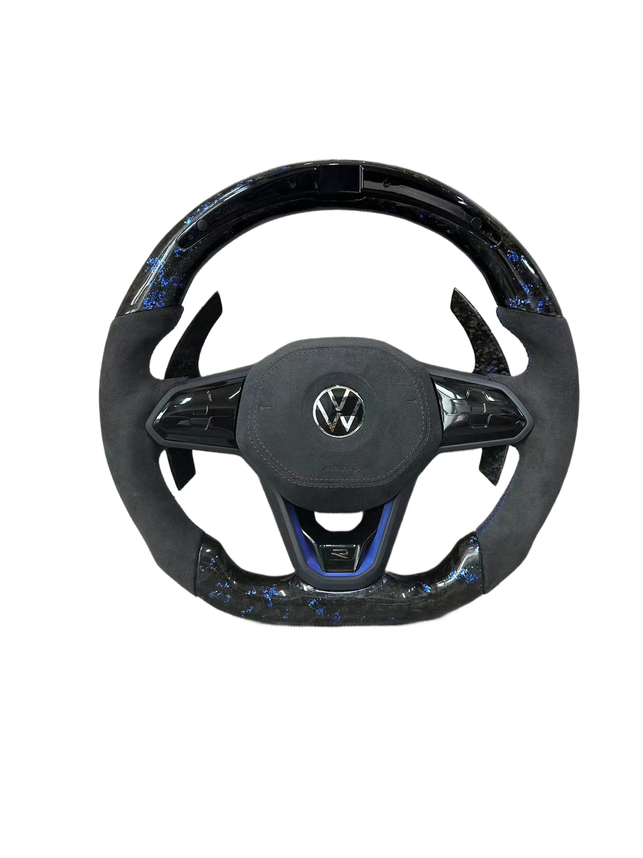 Blue Forged Carbon | LED RPM Display