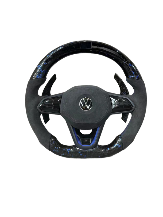 Blue Forged Carbon | LED RPM Display