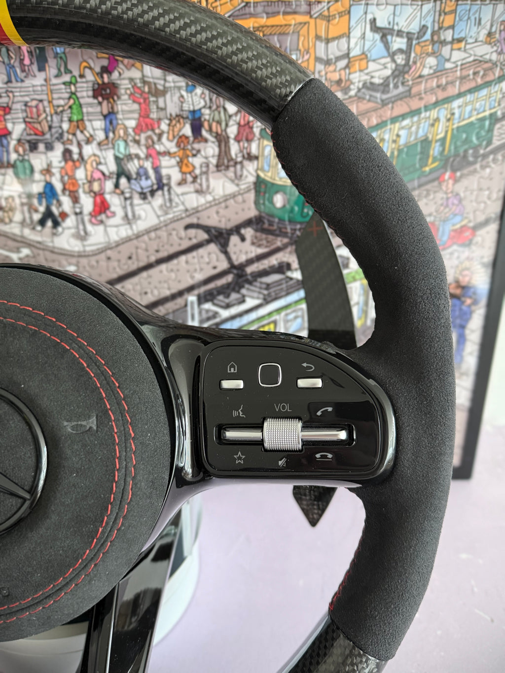 Mercedes AMG Carbon Fibre Steering Wheel