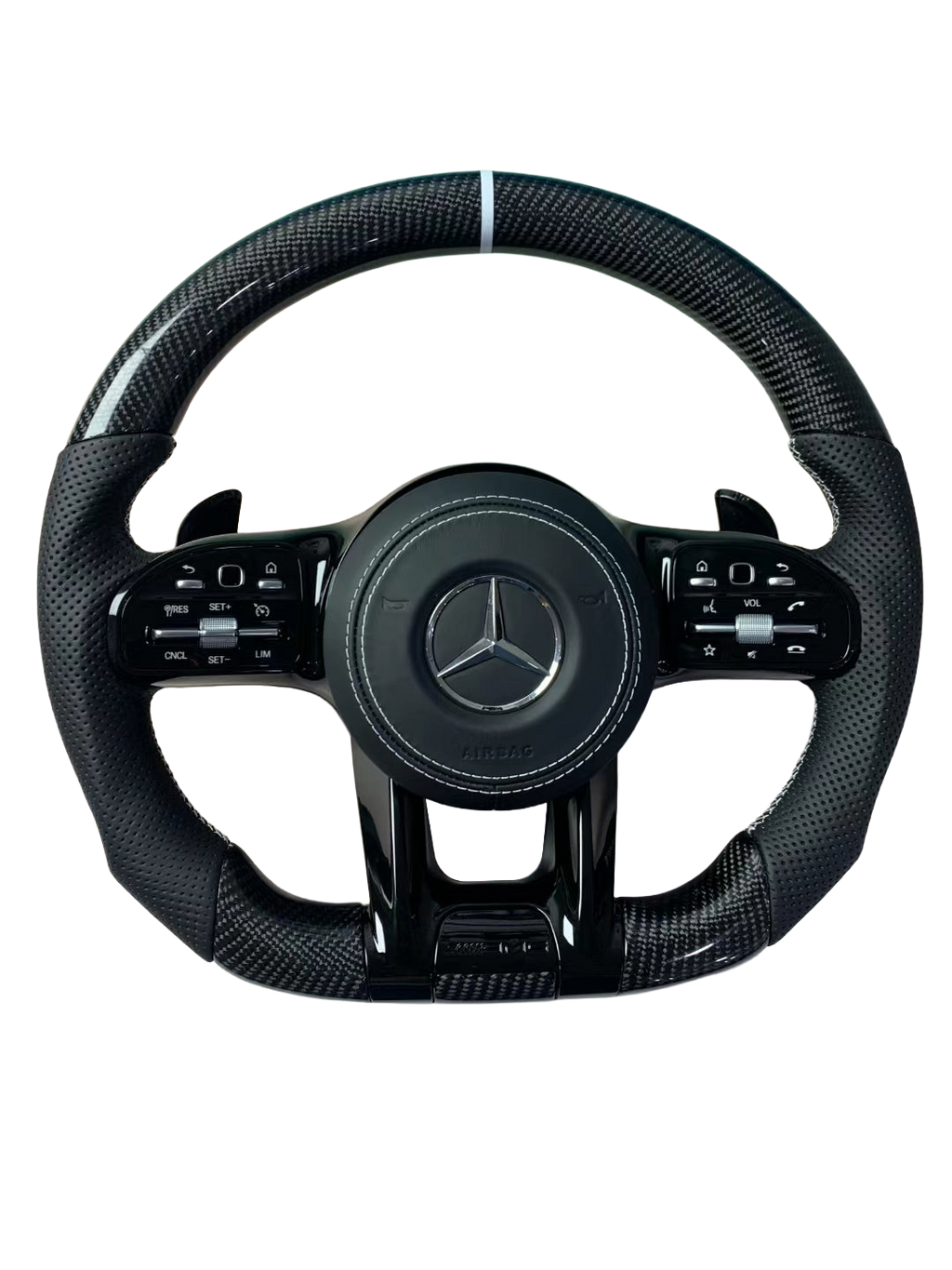 Mercedes AMG Carbon Fibre Steering Wheel