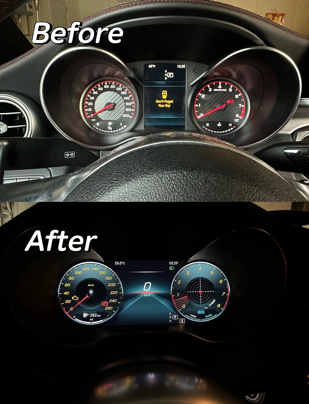 Digital Cockpit Upgrade Mercedes C W205 GLC X205 (2015-2018)