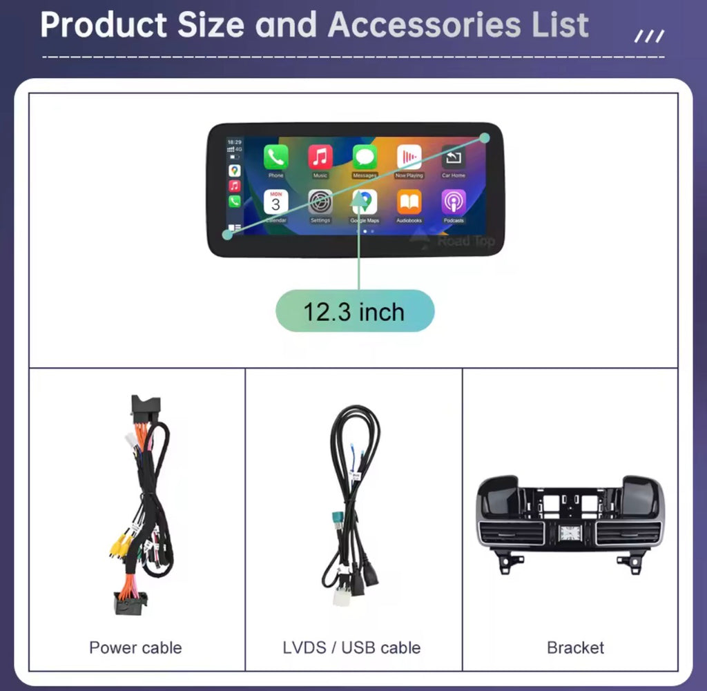 12.3” GLE/GLS Linux Infotainment System