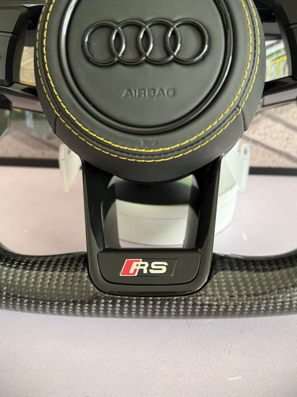 Audi Carbon Fibre Steering Wheel