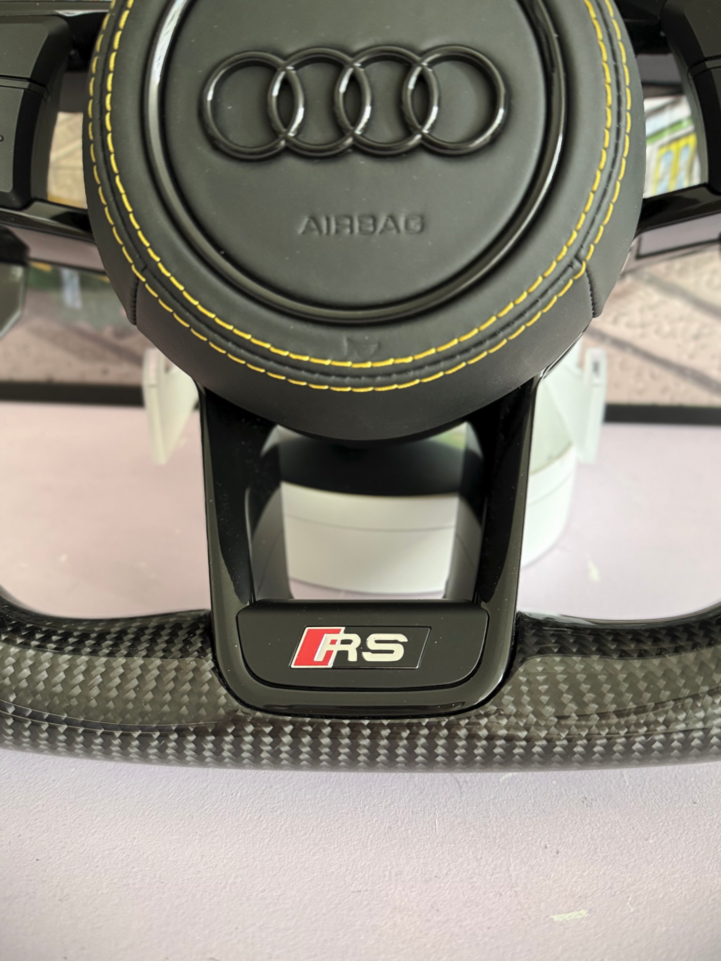 Audi Carbon Fibre Steering Wheel