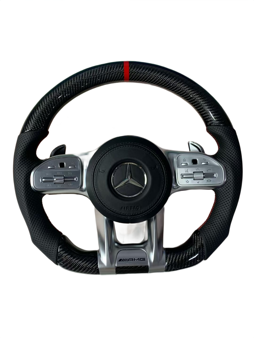 Carbon Fibre | Perforated Leather