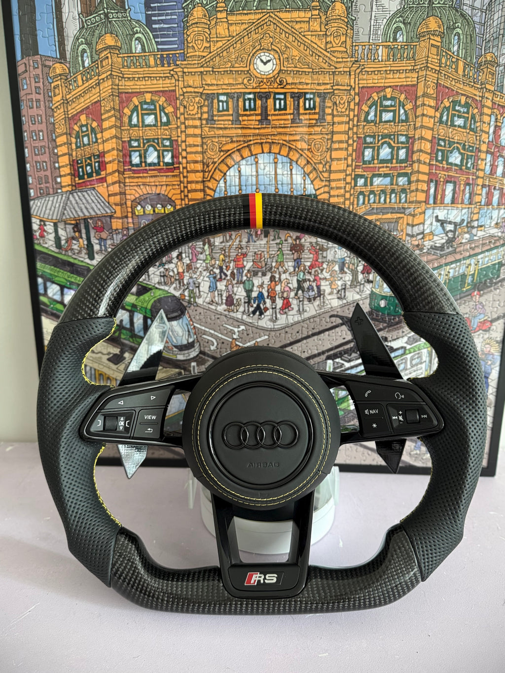 Audi Carbon Fibre Steering Wheel