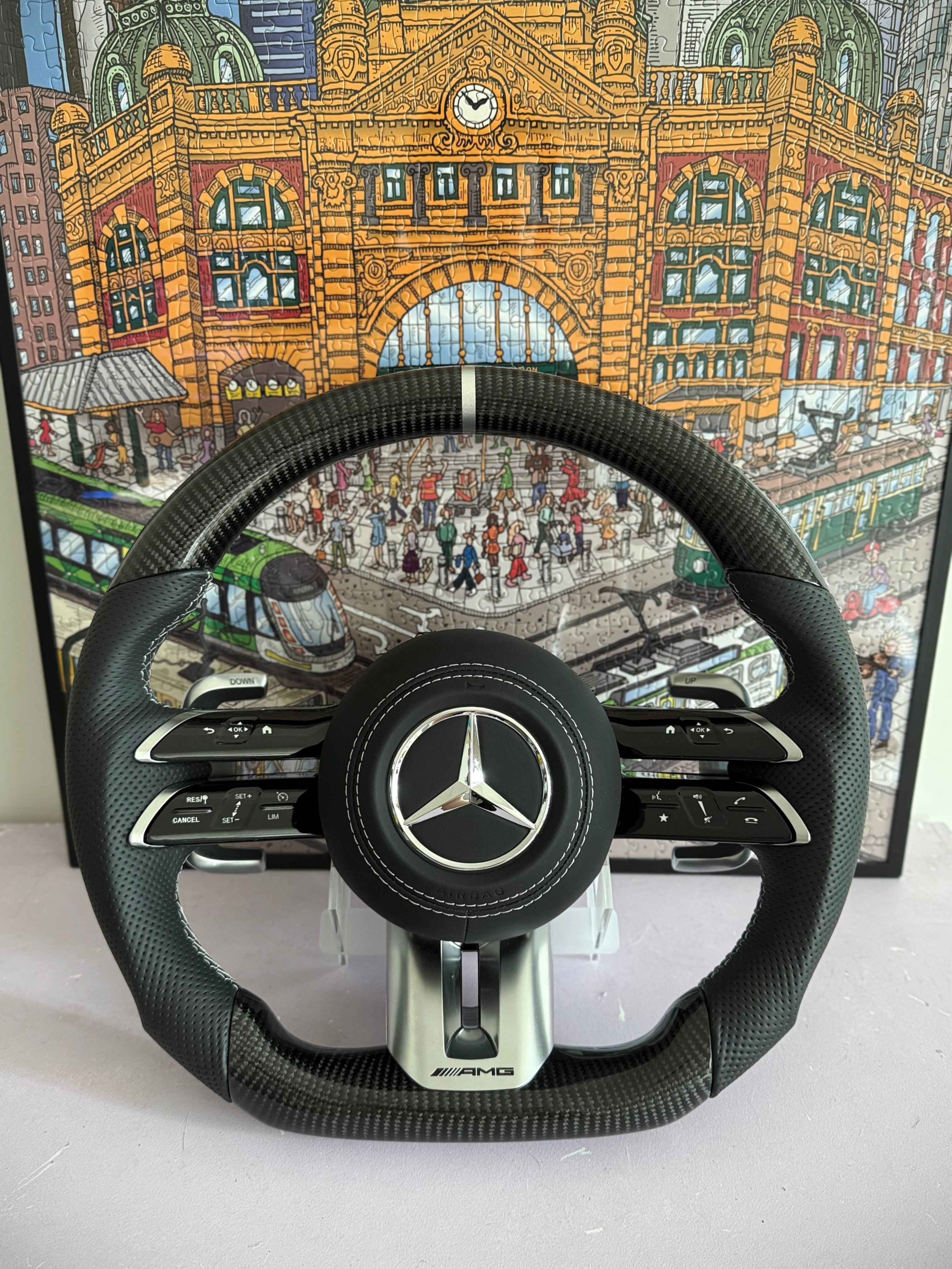 Mercedes Carbon Fibre Dragonfly Steering Wheel