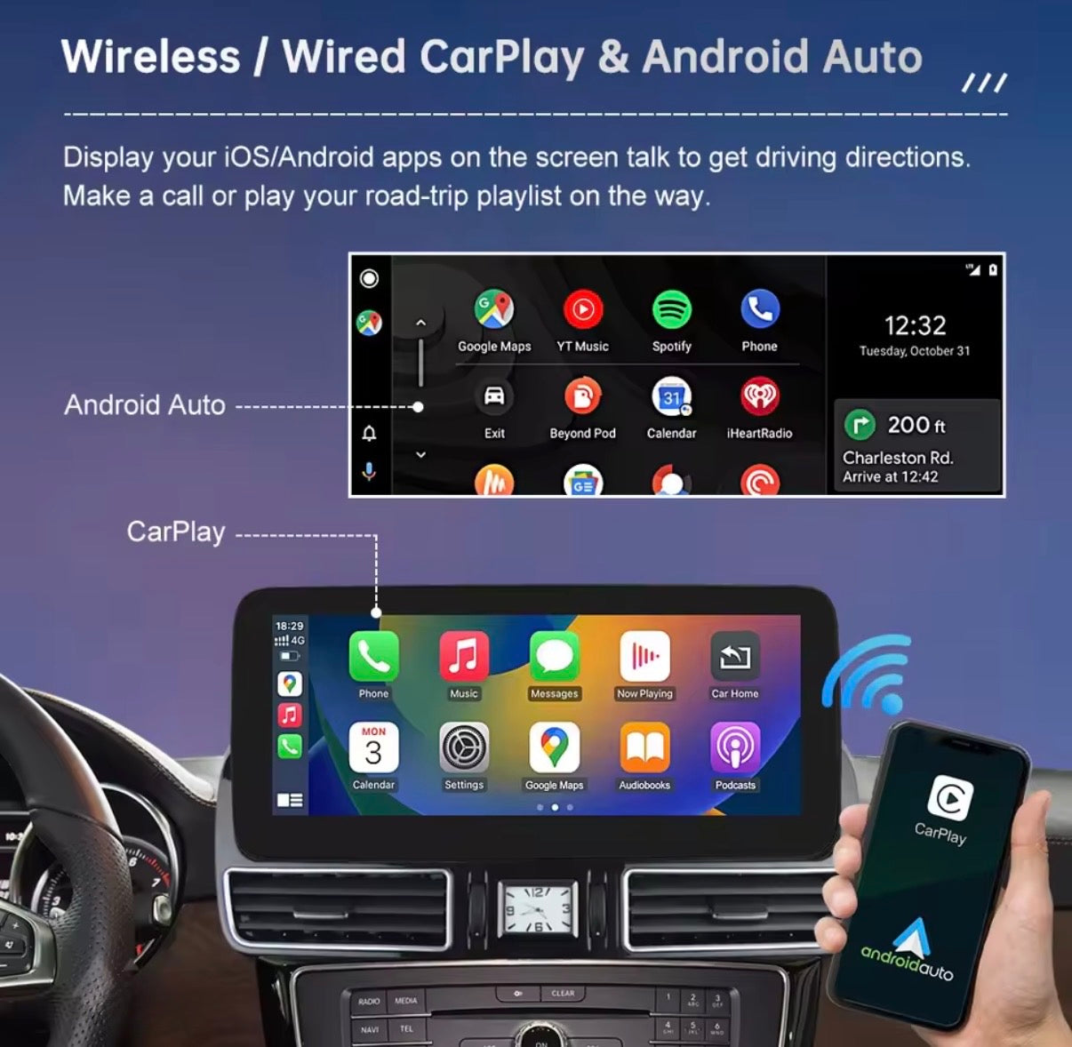 12.3” GLE/GLS Linux Infotainment System