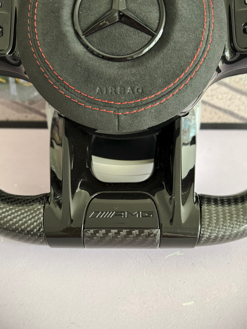 Mercedes AMG Carbon Fibre Steering Wheel