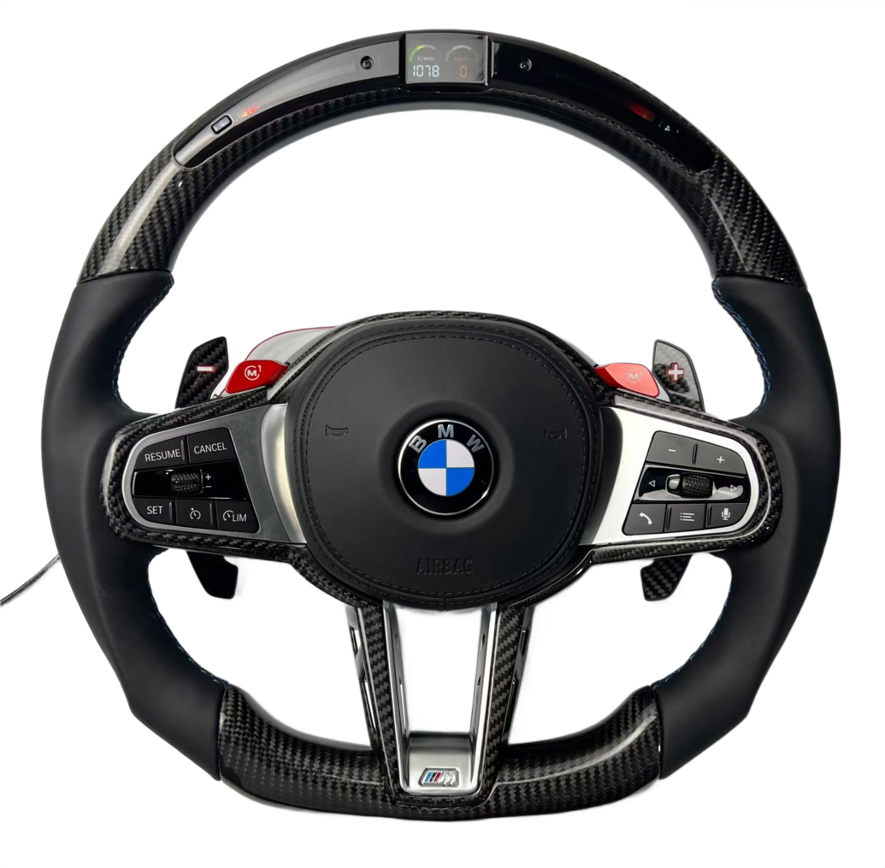 Carbon Fibre | LED RPM Display | Leather