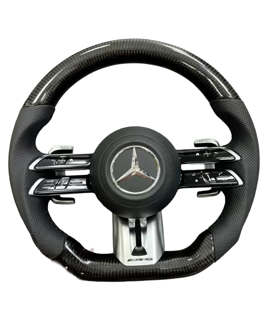 Mercedes AMG Carbon Fibre Steering Wheel New Style