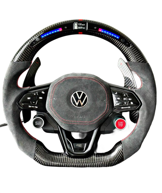 Red Accents | Carbon Fibre | LED RPM Display