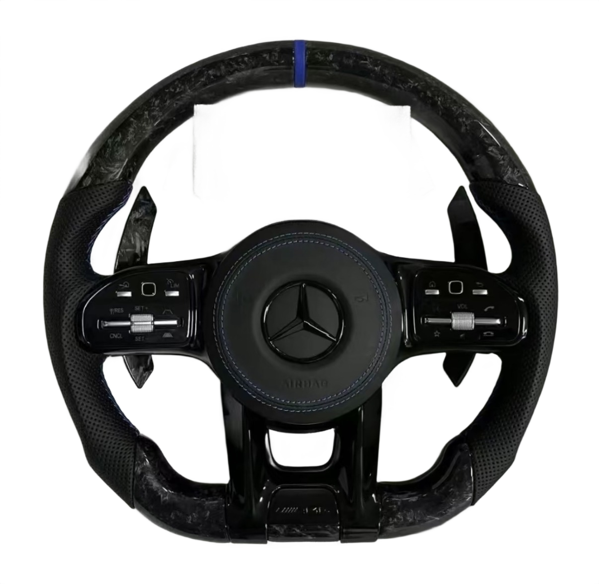 Blue Accent | Forged Carbon