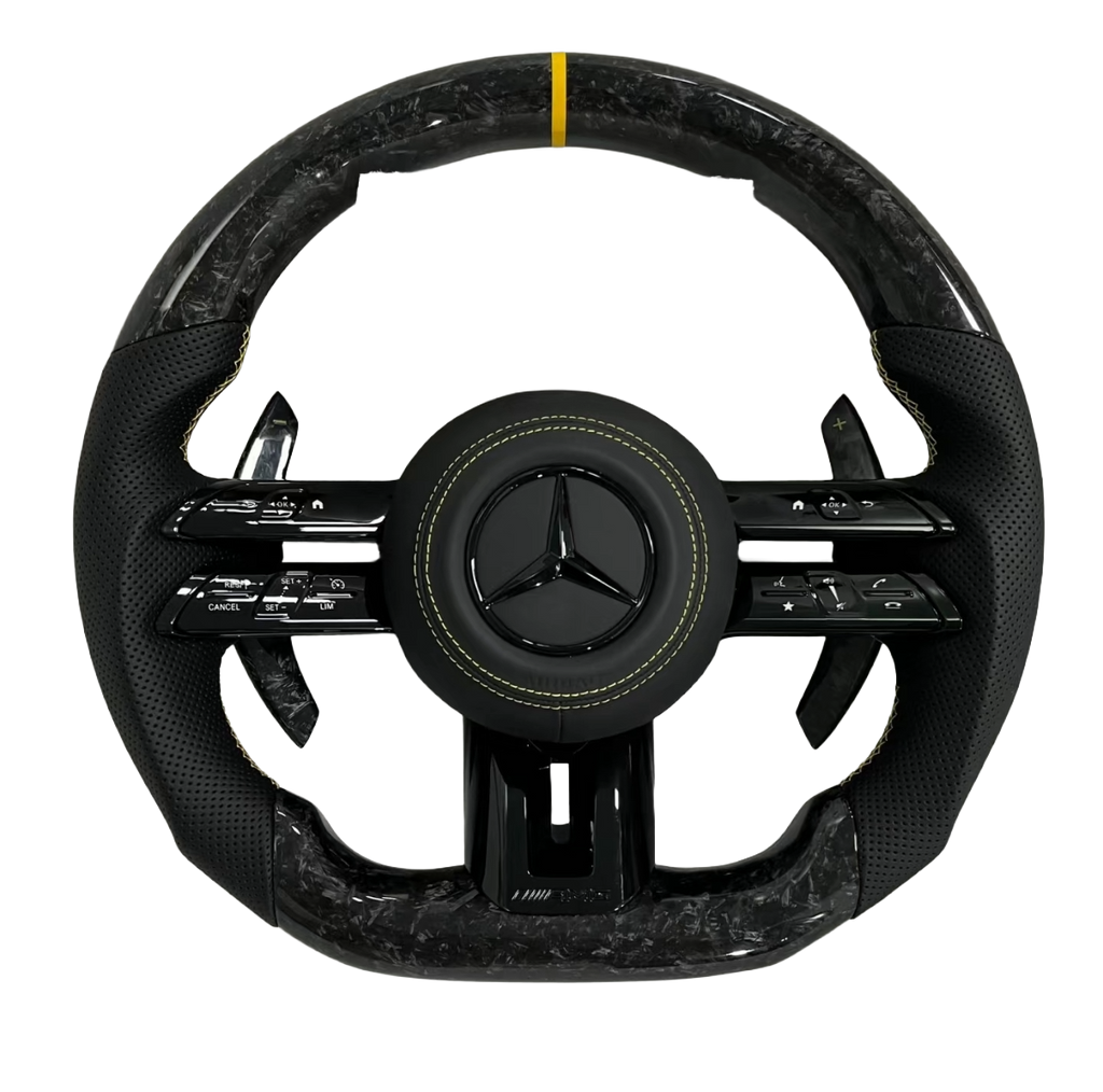 Mercedes AMG Carbon Fibre Steering Wheel New Style
