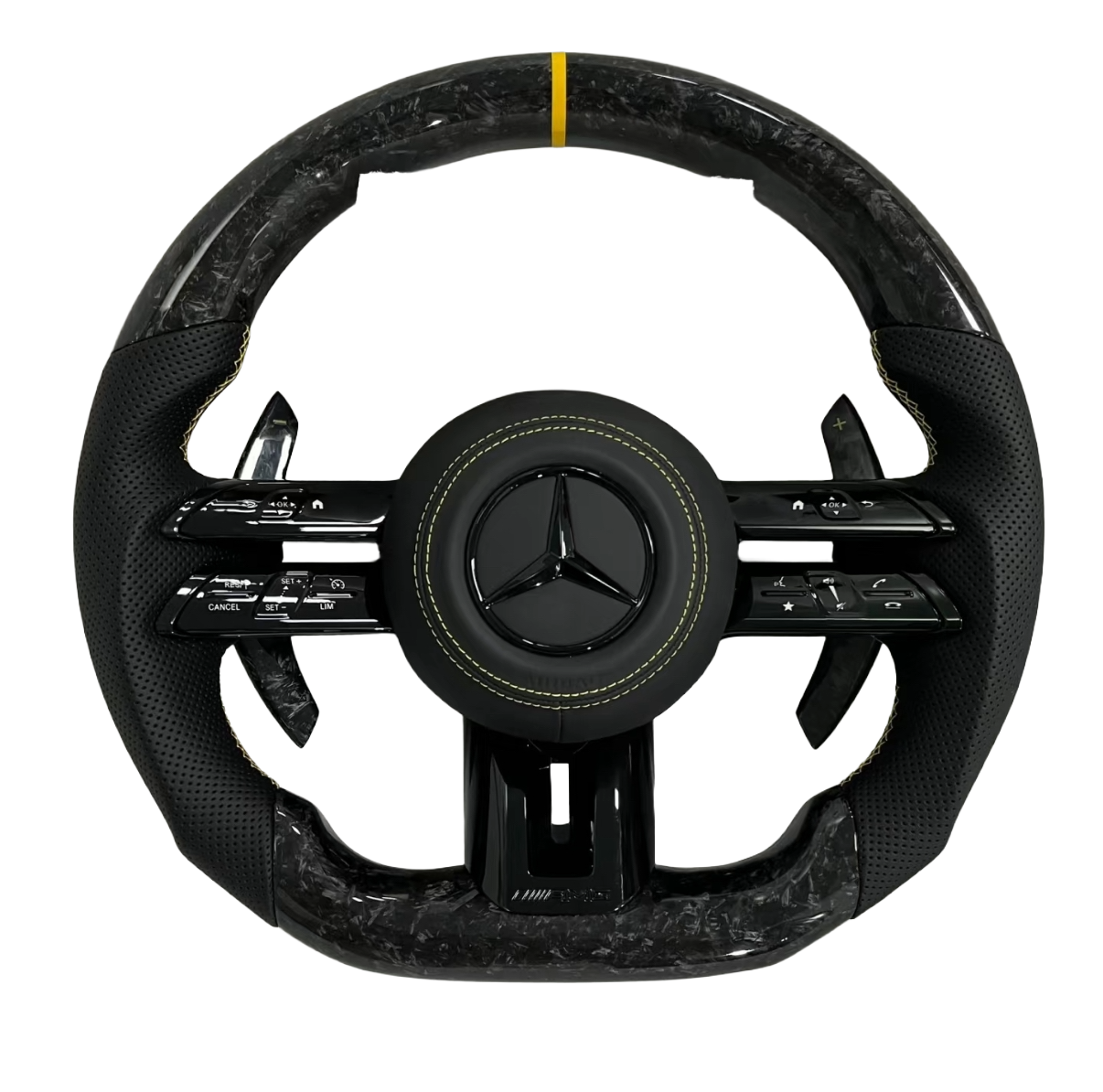 Mercedes AMG Carbon Fibre Steering Wheel New Style