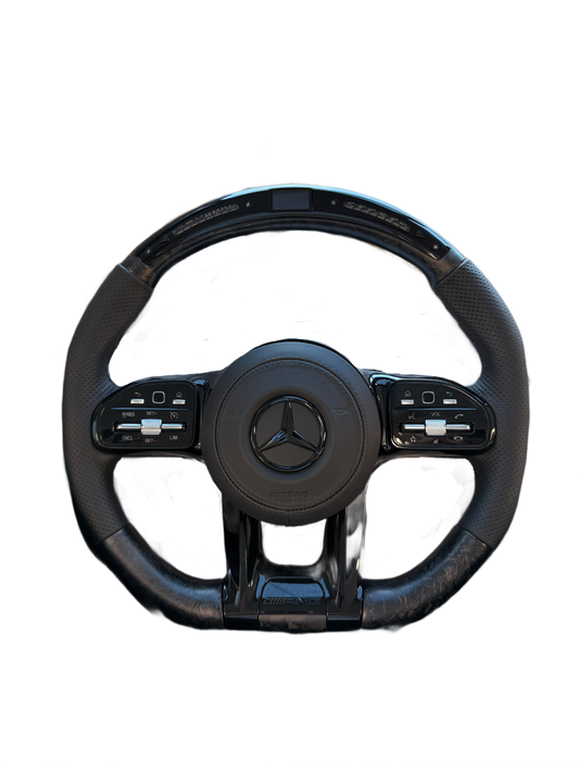 Matte Forged Carbon | LED RPM Display | Perforated Leather