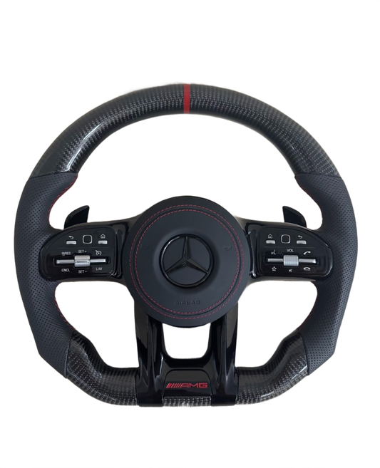 Red Accent | Carbon Fibre