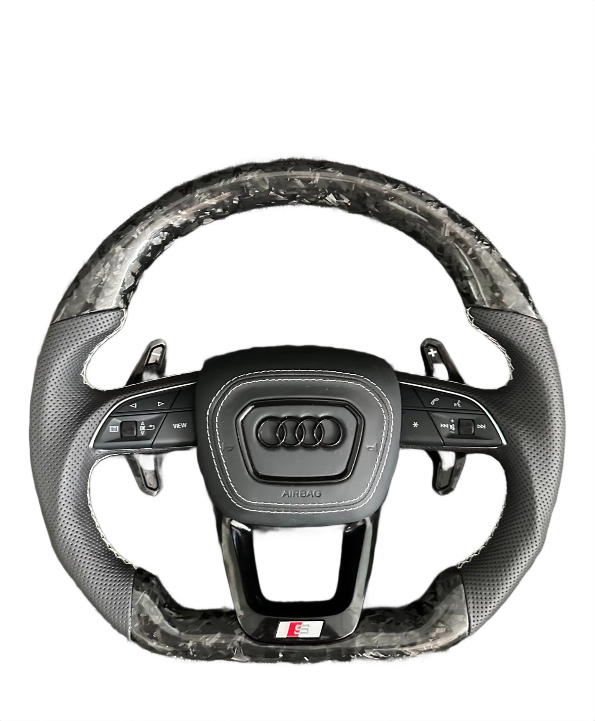 Forged Carbon | Perforated Leather