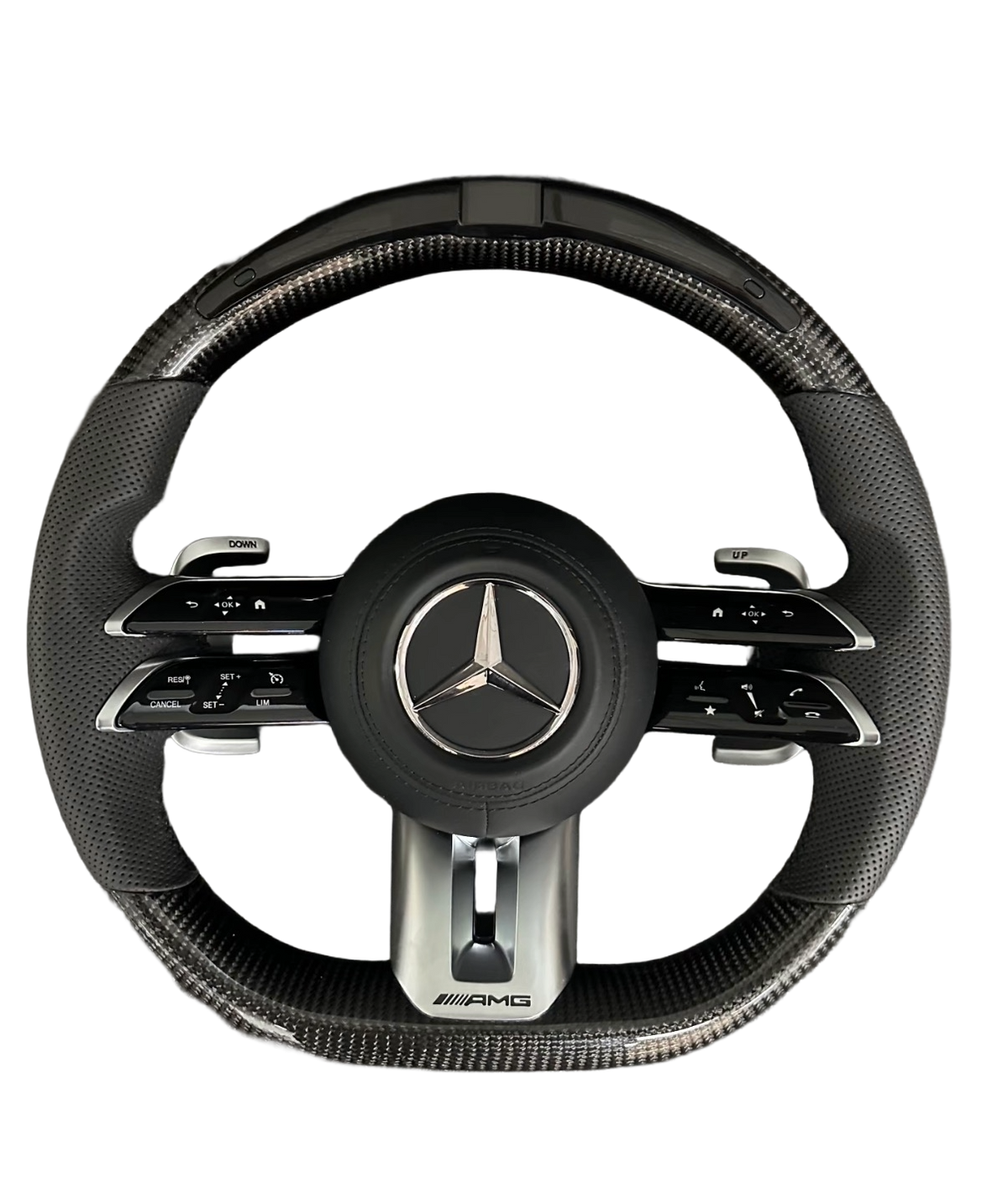 Mercedes AMG Carbon Fibre Steering Wheel New Style