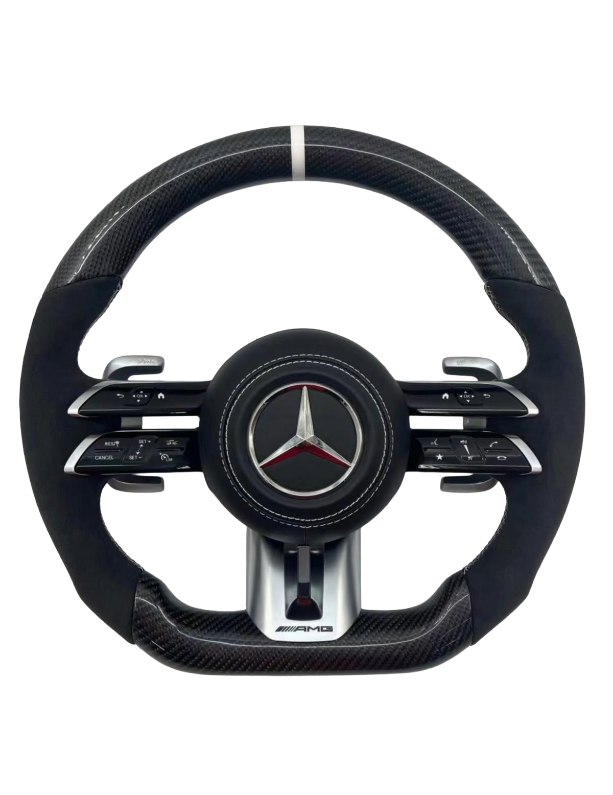 Mercedes AMG Carbon Fibre Steering Wheel New Style