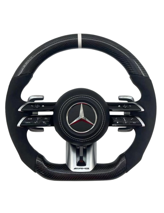 Mercedes AMG Carbon Fibre Steering Wheel New Style