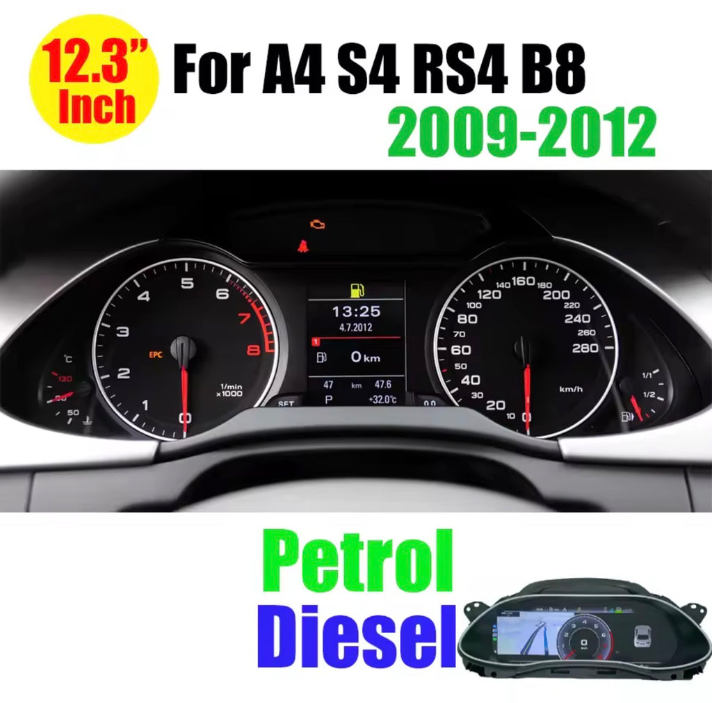 Virtual Cockpit Upgrade for Audi A4 S4 (2009-2012)
