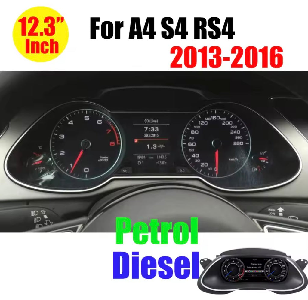 Virtual Cockpit Upgrade for Audi A4 S4 (2013-2016)