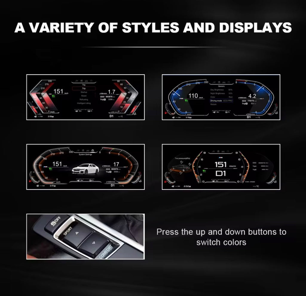 Digital Cockpit Upgrade BMW 1 2 X1 X2 Series (2013-2024)