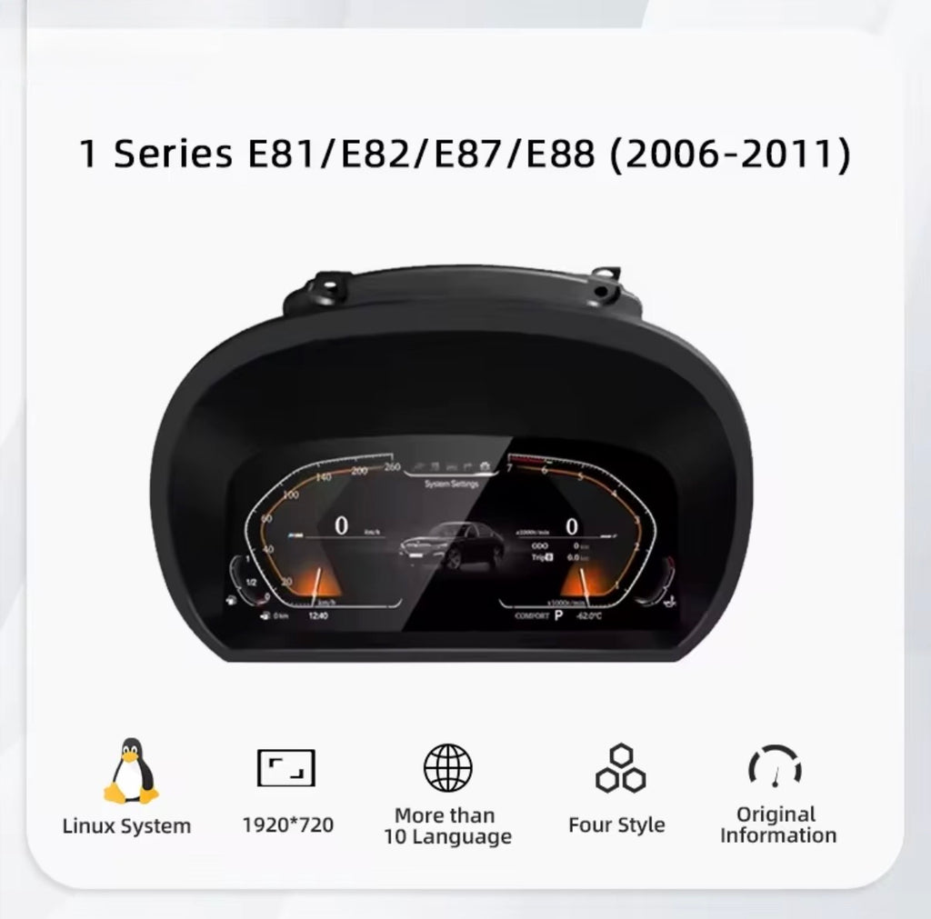Digital Cockpit Upgrade BMW 1 Series (2006-2011)