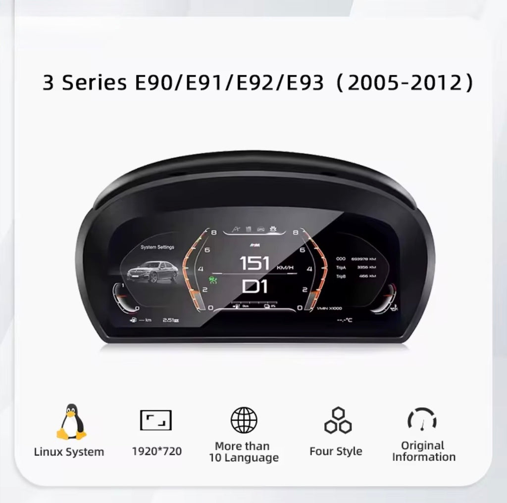 Digital Cockpit Upgrade BMW 3 Series (2005-2012)