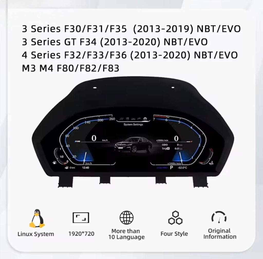 Digital Cockpit Upgrade BMW 3 4 Series (2013-2017)