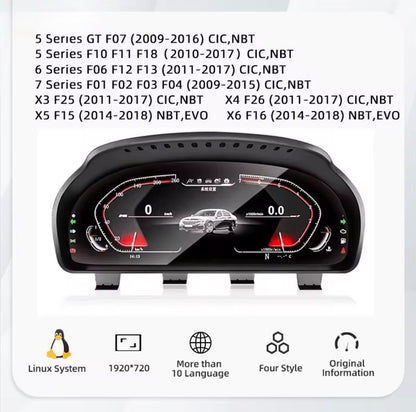 Digital Cockpit Upgrade BMW 5/6/7/X3/X4/X5/X7 (2010-2018)