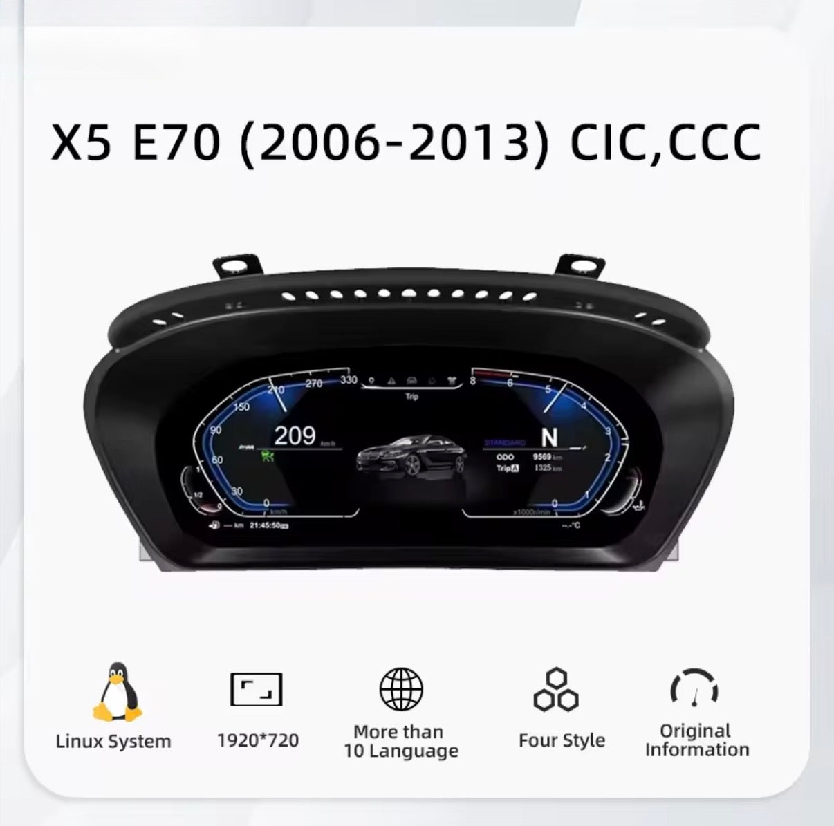 Digital Cockpit Upgrade BMW 5 Series (2006-2013)