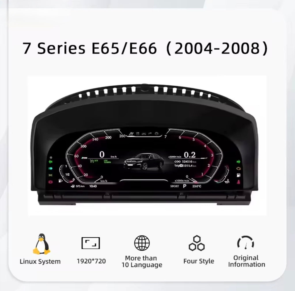 Digital Cockpit Upgrade BMW 7 Series (2004-2008)