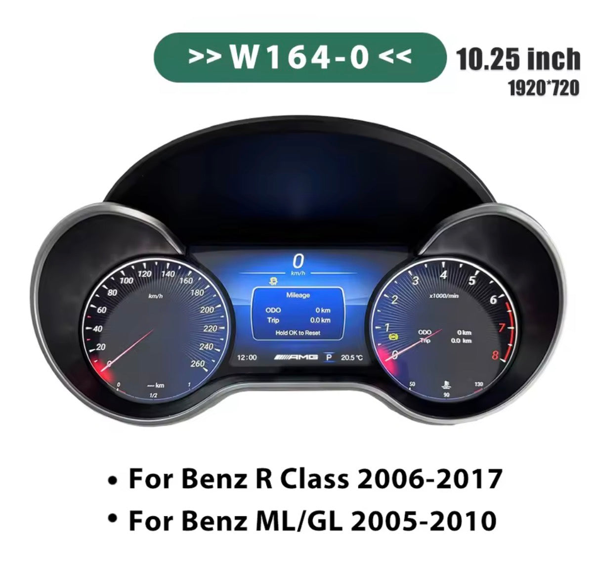 Digital Cockpit Upgrade Mercedes R/ML/GL W164 (2005-2017)
