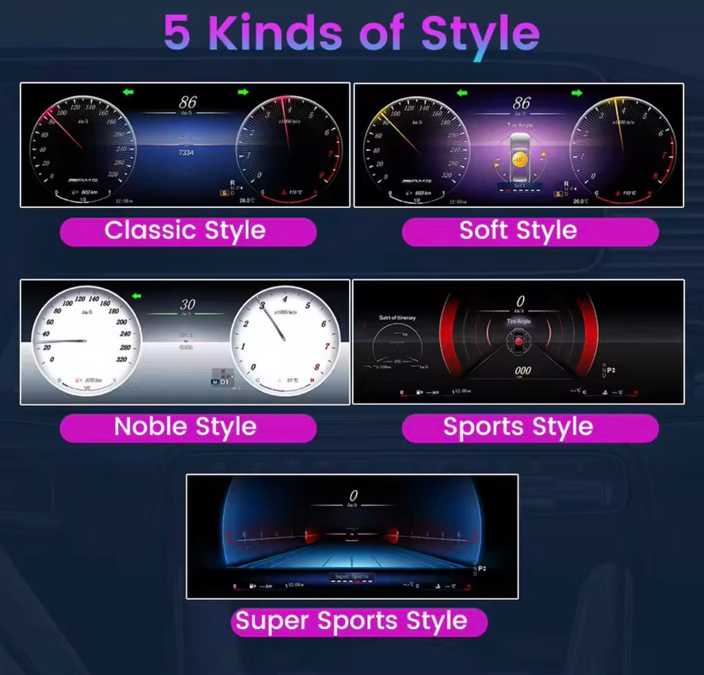 Digital Cockpit Upgrade Mercedes E Class W212 (2010-2015)