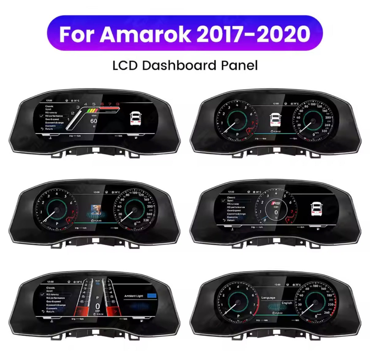 Virtual Cockpit Upgrade for Volkswagen Amarok (2017-2020)
